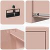 vidaXL Aktenschrank Rosa 44 x 50 x 106,5 cm Kaltgewalzter Stahl