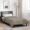 vidaXL Sommerdecke Hellgrau 200 x 155 cm Mikrofaser
