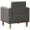 vidaXL Kindersofa Grau Kunstleder