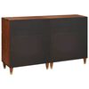 vidaXL Sideboard Set 2 pcs Braun 60 x 33,5 x 75 cm Massivholz Mango