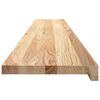 vidaXL Fensterb&auml;nke 2 Stk. Unbehandelt 160x25x2 cm Massivholz Eiche