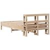 vidaXL Massivholzbett ohne Matratze 75x190 cm Kiefernholz