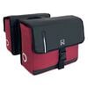 Willex Fahrradtaschen Business 30 L Canvas Rot und Schwarz