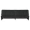 vidaXL Schlafsofa Schwarz Stoff