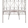 vidaXL Gartenbank 95 cm Eisen Antik Braun