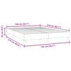 vidaXL Bettgestell ohne Matratze Dunkelblau 140x210 cm Samt