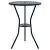 vidaXL Garten Bistro Set 3 pcs Grün Aluminium