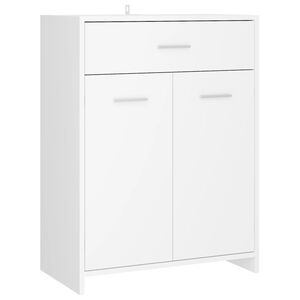 vidaXL Badezimmerschrank Wei&szlig; 60x33x80 cm Holzwerkstoff
