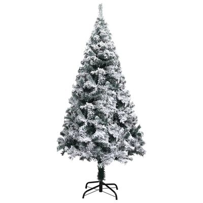 vidaXL Künstlicher Weihnachtsbaum mit LEDs & Kugeln Grün 120 cm