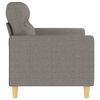 vidaXL 2-Sitzer-Sofa Taupe 120 cm Stoff