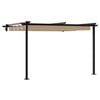 vidaXL Pavillon 300 x 300 x 200 cm Taupe Polyester