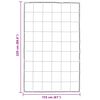 vidaXL Winterbettdecke Silber 155 x 220 cm Satin und Mikrofaser