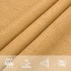 vidaXL Sonnensegel 160 g/m&sup2; Rechteckig Sandfarben 5x6 m HDPE