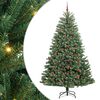 vidaXL K&uuml;nstlicher klappbarer Weihnachtsbaum mit 300 LEDs Gr&uuml;n 240 cm