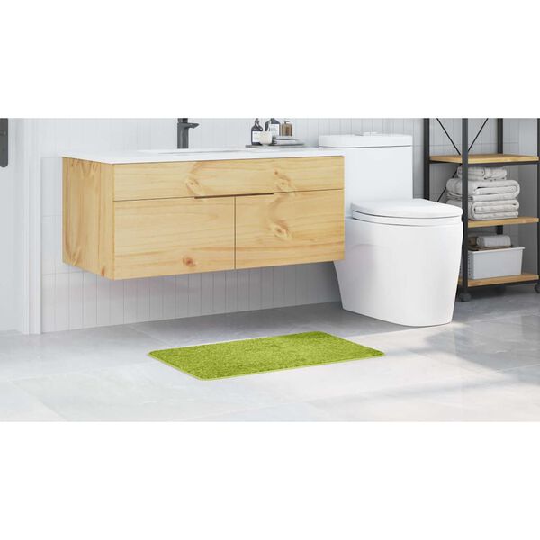 vidaXL Rutschfeste Badmatte Gr&uuml;n 50 x 80 cm PP