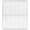 vidaXL Grillrost 40 x 35 cm Edelstahl Silber