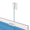vidaXL Plissee Blau 55x200 cm Stoffbreite 54,4 cm Polyester