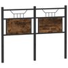 vidaXL Ersatz-Kopfteil R&auml;uchereiche 120 cm Holzwerkstoff und Stahl