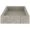 vidaXL Loggia Wandregale 2 Stk. Betongrau 40x15x4 cm MDF