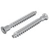 vidaXL Confirmat-Schrauben 2 Stk. Silber &Oslash;7 x 58 mm Metall
