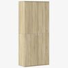vidaXL Highboard Sonoma-Eiche 80x35x180 cm Holzwerkstoff