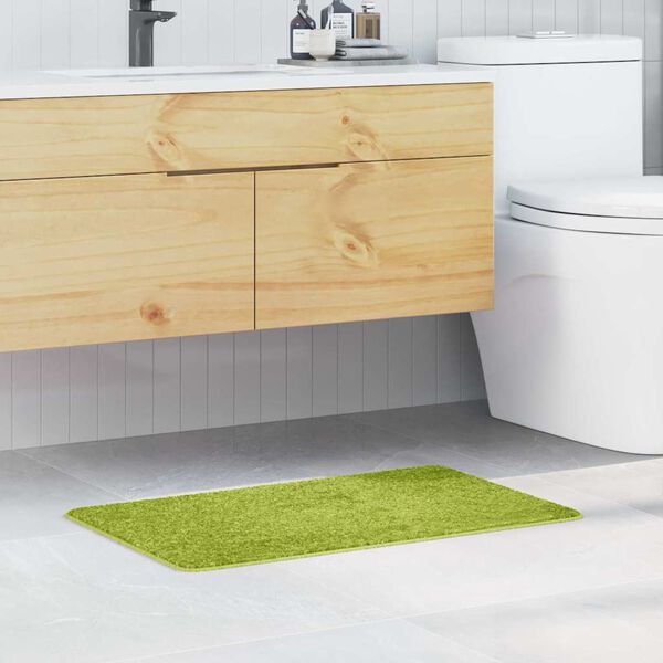 vidaXL Rutschfeste Badmatte Gr&uuml;n 50 x 80 cm PP