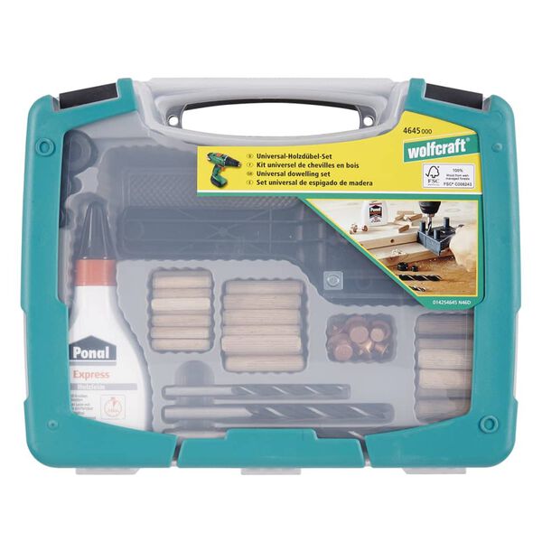 wolfcraft Universal-Holzd&uuml;bel-Box 4645000
