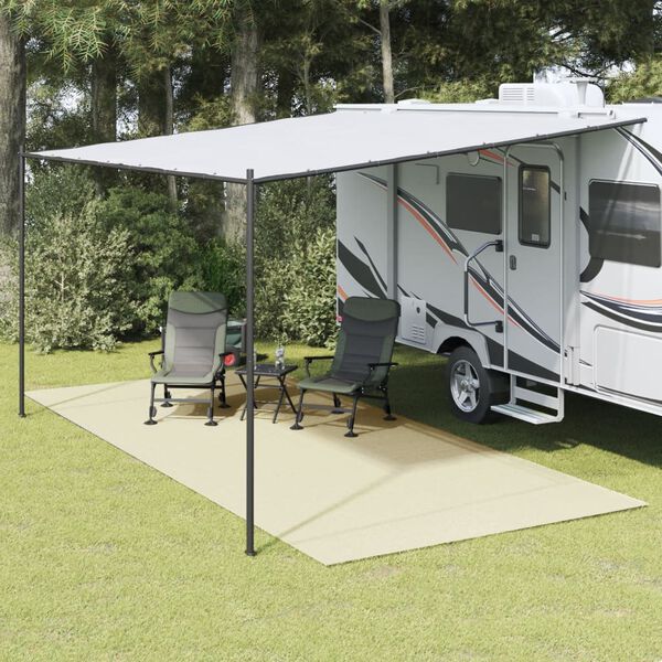 vidaXL Zeltteppich Creme 6x2,5 m