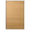 vidaXL Teppich Bambus 100 x 160 cm Braun