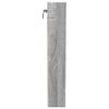 vidaXL Vitrinenschrank Grau Sonoma 100x8,5x50 cm Holzwerkstoff