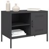 vidaXL TV-Schr&auml;nke 2 Stk. Schwarz 68x39x50,5 cm Stahl