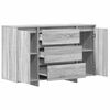 vidaXL Sideboard Graues Sonoma 120 x 41 x 75 cm Holzwerkstoff