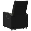 vidaXL Elektrischer Massagesessel mit Aufstehhilfe Schwarz Stoff