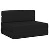vidaXL Klappsofa Bett Schwarz 70 x 80 x 60 cm Stoff