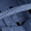 vidaXL 2-in-1-Kinderwagen Marineblau Aluminium