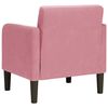vidaXL Sessel mit Armlehnen Rosa 54 cm Samt