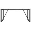 vidaXL Esstisch-Gestell in O-Form 180x80x73 cm Stahl