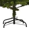 vidaXL K&uuml;nstlicher Weihnachtsbaum Gr&uuml;n 240 cm PVC und Metall