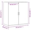 vidaXL Sideboards 2 Stk. Grau Sonoma 79x38x80 cm Holzwerkstoff