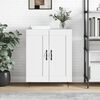 vidaXL Sideboard Hochglanz-Wei&szlig; 69,5x34x90 cm Holzwerkstoff
