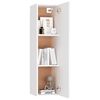vidaXL 6-tlg. TV-Schrank-Set Wei&szlig; Holzwerkstoff