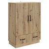 vidaXL Sideboard Artisan-Eiche 66 x 34,5 x 92 cm Holzwerkstoff