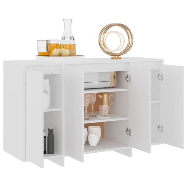 vidaXL Sideboard Wei&szlig; 120x41x75 cm Holzwerkstoff