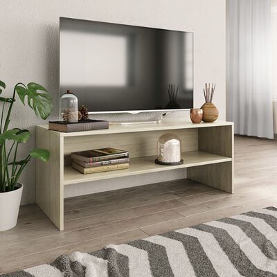 vidaXL TV-Schrank Sonoma-Eiche 100x40x40 cm Holzwerkstoff