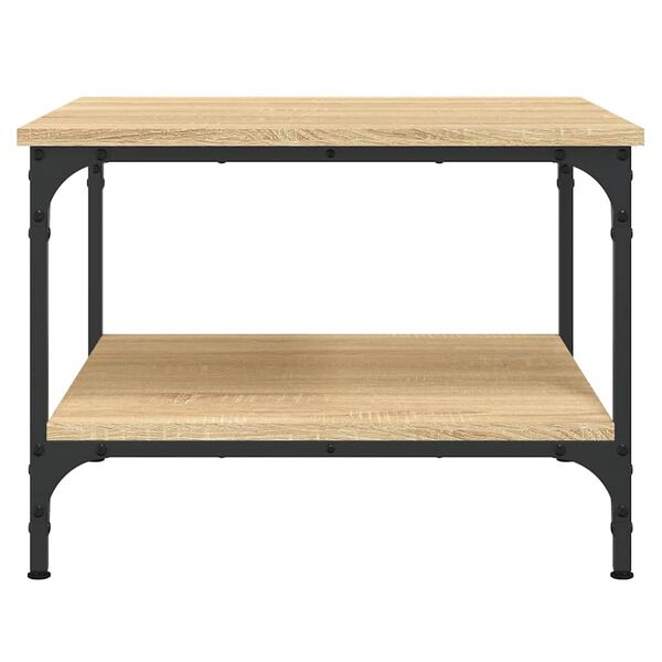 vidaXL Couchtisch Sonoma-Eiche 55x55x40 cm Holzwerkstoff