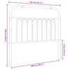 vidaXL Kopfteil Metall Wei&szlig; 100 cm