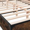 vidaXL Bettgestell R&auml;uchereiche 160x200 cm Holzwerkstoff und Metall