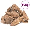 vidaXL Lavasteine 10 kg Braun 1-10 cm