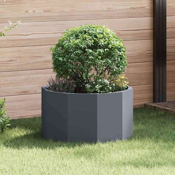 vidaXL Pflanzk&uuml;bel Anthrazit 60 x 60 x 35 cm Stahl