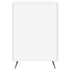 vidaXL Schreibtisch Hochglanz-Wei&szlig; 140x50x75 cm Holzwerkstoff